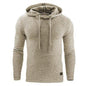 Men's Cotton Blend Hoodies - Casual Pullover Sweatshirt for Fall and Winter, Comfortable Fashion Sweater with Adjustable Drawstring