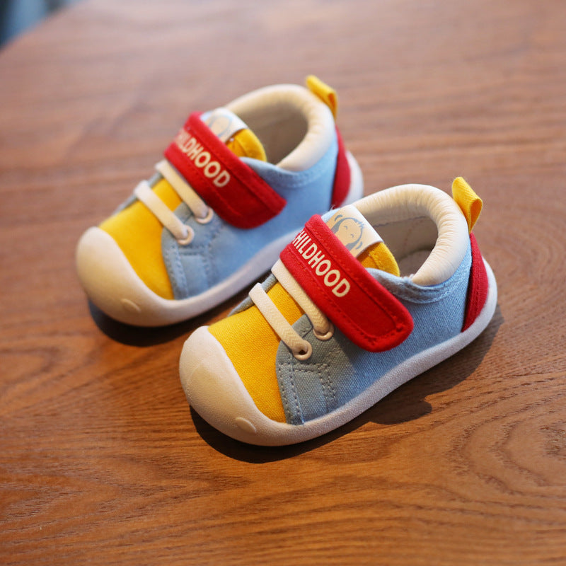 Unisex Toddler Shoes – Soft Cotton Cloth Baby Shoes for Spring and Autumn